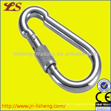 HIGH STRENGTH DIN5299 Form D Snap Hook with Screw,Zinc Plated